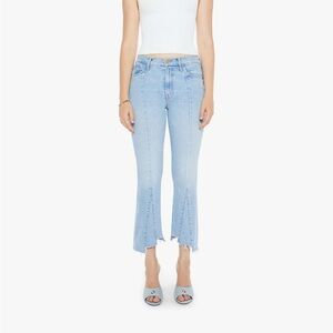 MOTHER the insider cropped pointy fray